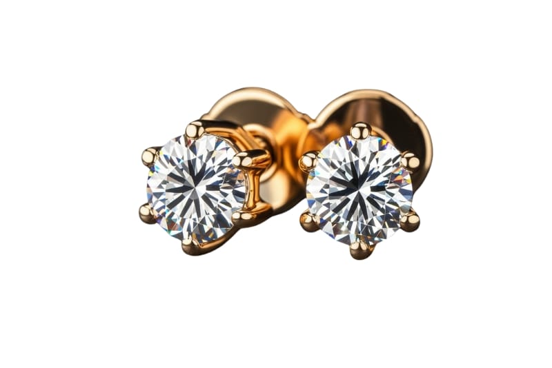 solitare earings