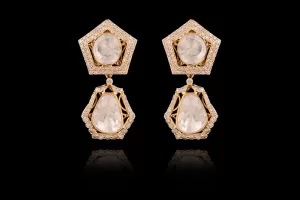 polki earrings