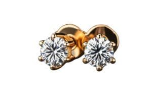 solitare earings