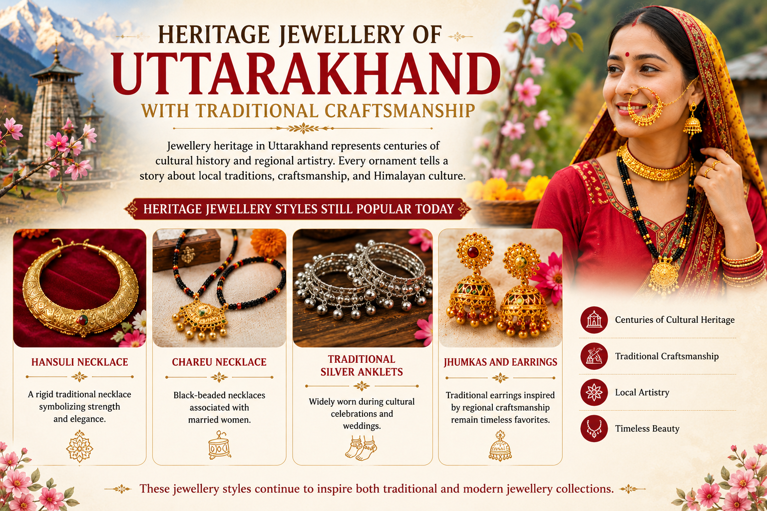  Garhwali jewellery designs, traditional Pahadi jewellery