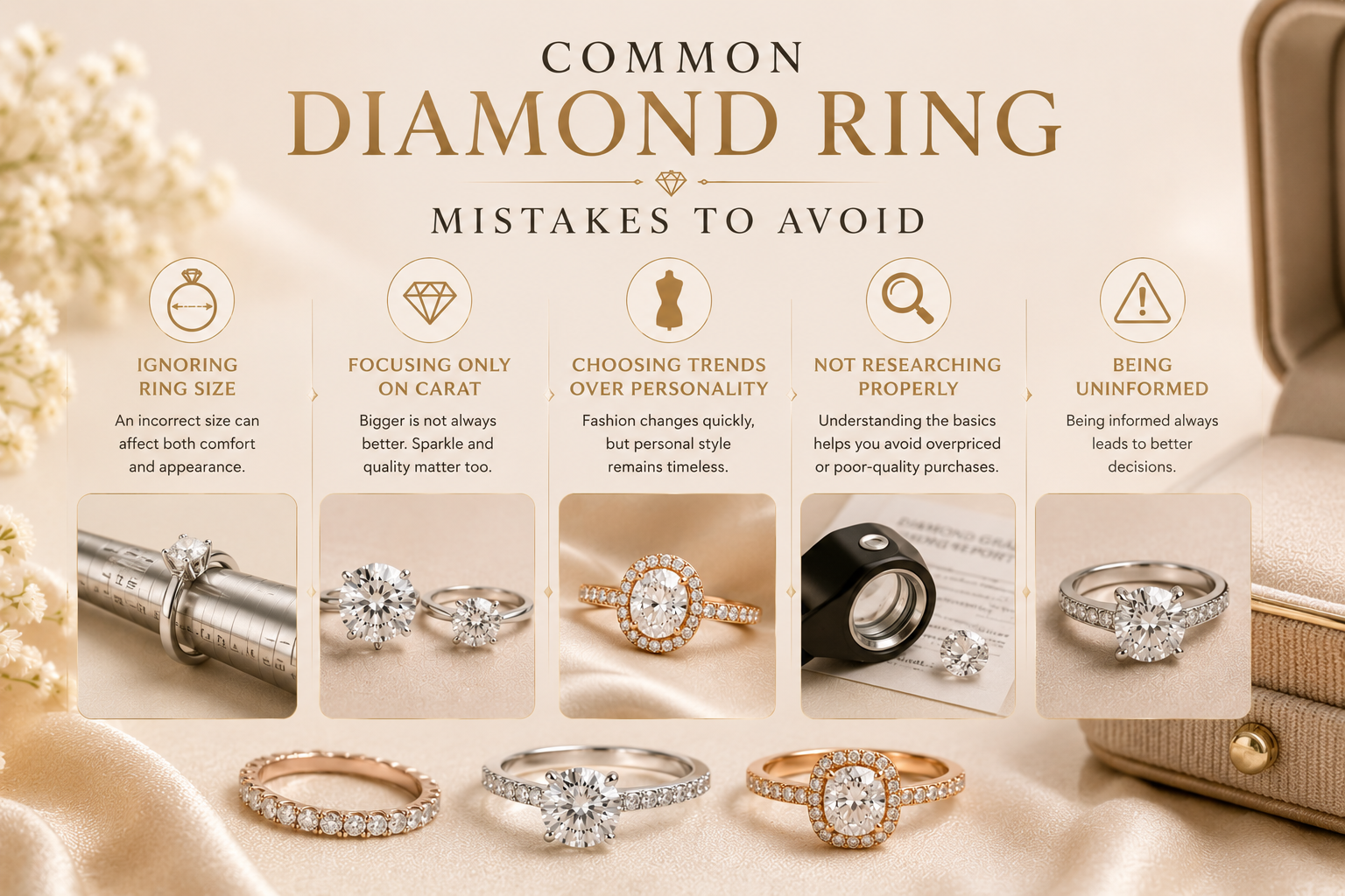 diamond ring, custom diamond rings, diamond ring buying guide