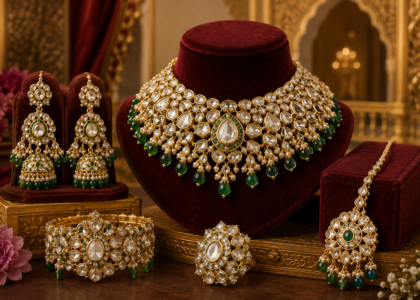 kundan jewellery designs, royal kundan jewellery