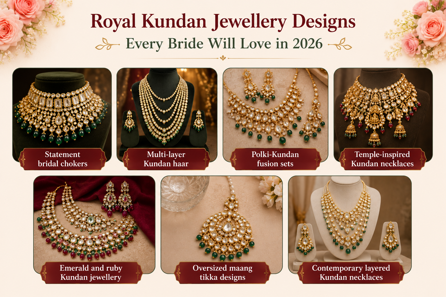 kundan jewellery designs, royal kundan jewellery